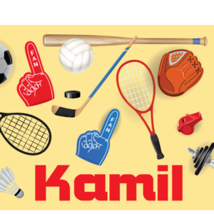 Tin Pencil Case - Sports