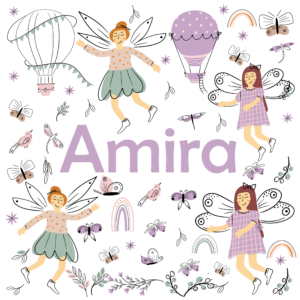 Personalized Baby Towel - Angels