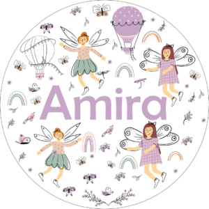 Personalized baby Feeding Set - Angels