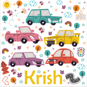 Personalized Baby Towel - Cars