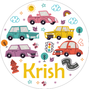 Personalized baby Feeding Set - Cars