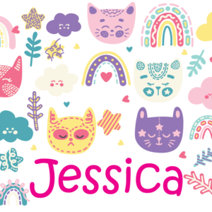 Personalized baby Cup - Cats