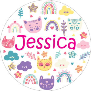 Personalized baby Feeding Set - Cats