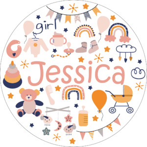 Personalized baby Plate - Girls Toy