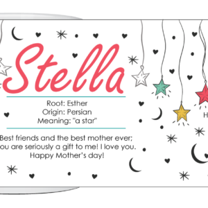 Kids Enamel Name Mug