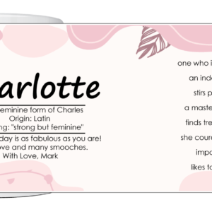 Kids Enamel Name Mug