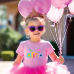 Kids Fun Letter Name T-shirt