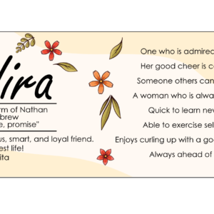 Name Meaning Bookmarks - background 10