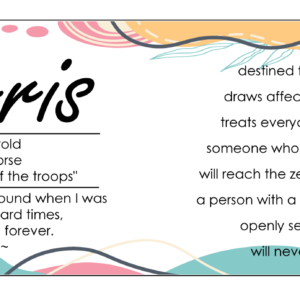 Name Meaning Bookmarks - background 11