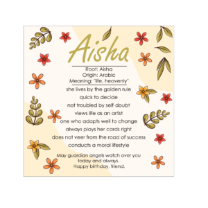 Name Meaning Coaster - Background 1