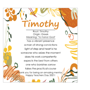 Name Meaning Coaster - Background 13