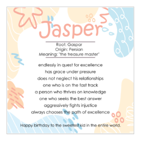 Name Meaning Coaster - Background 15