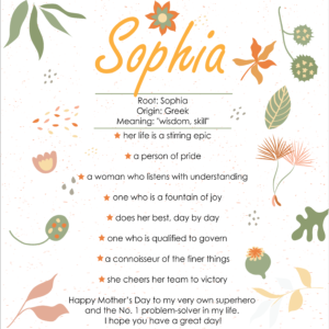 Name Meaning Coaster - Background 18