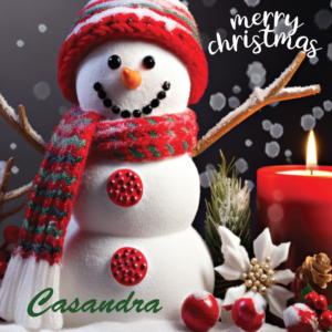 Personalized Christmas Coaster - Xmas CS2