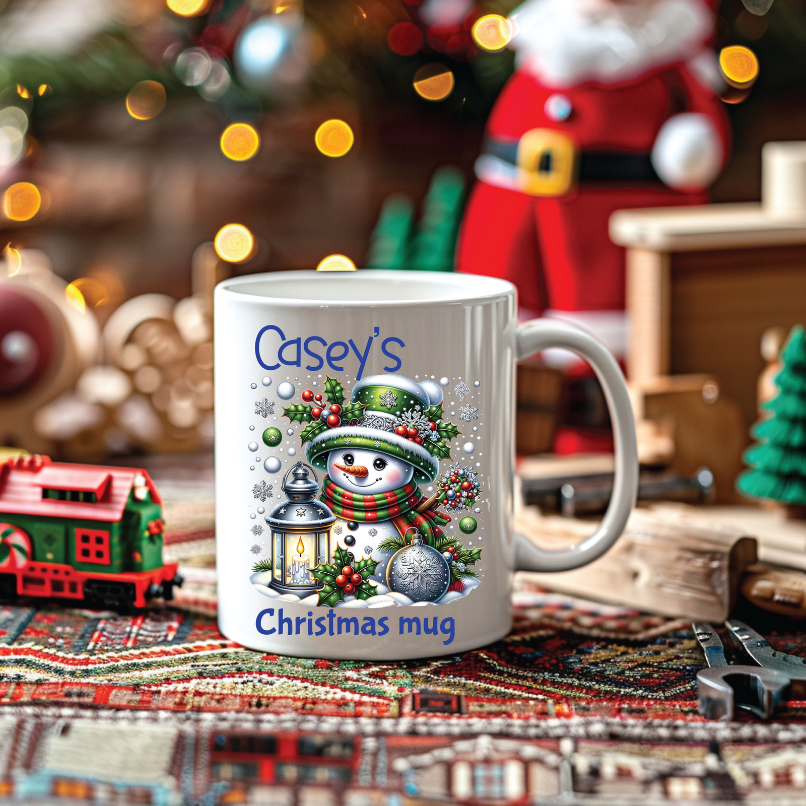 Kids Christmas Plastic Mug - Image 3