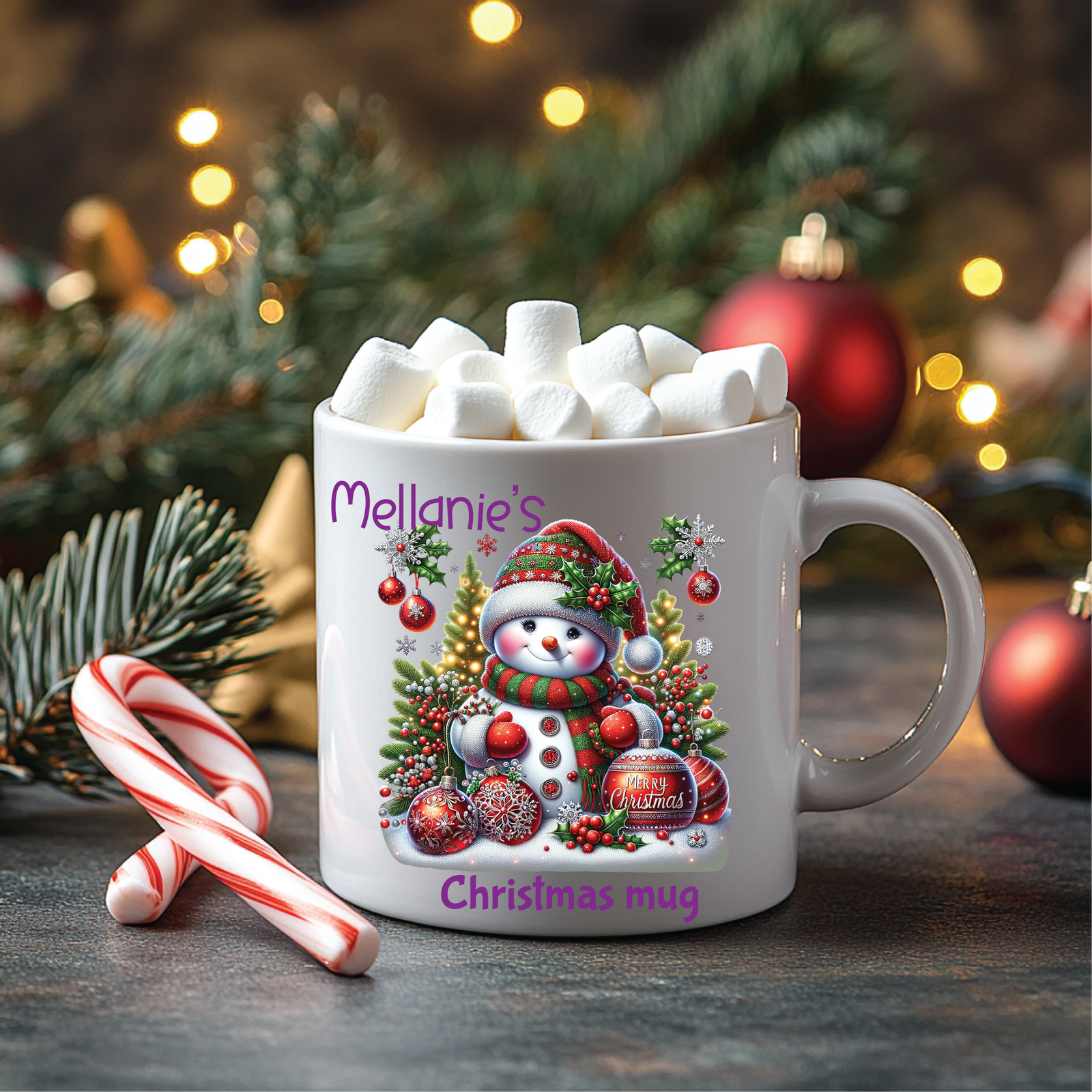 Kids Christmas Plastic Mug - Image 4