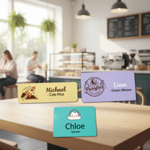 MDF Wooden Name Badge