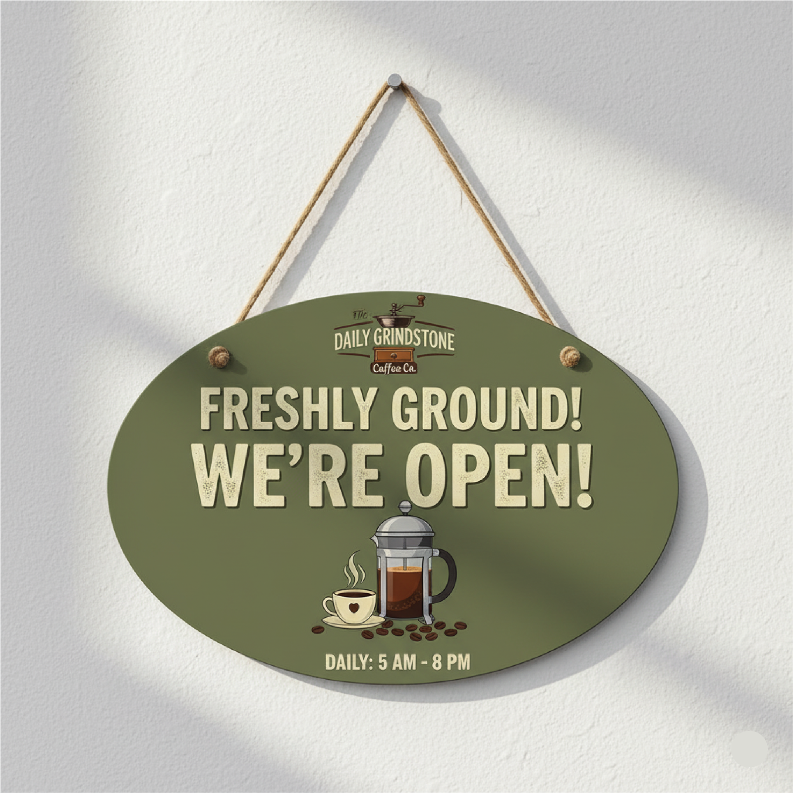 MDF Open Closed Sign - Image 6