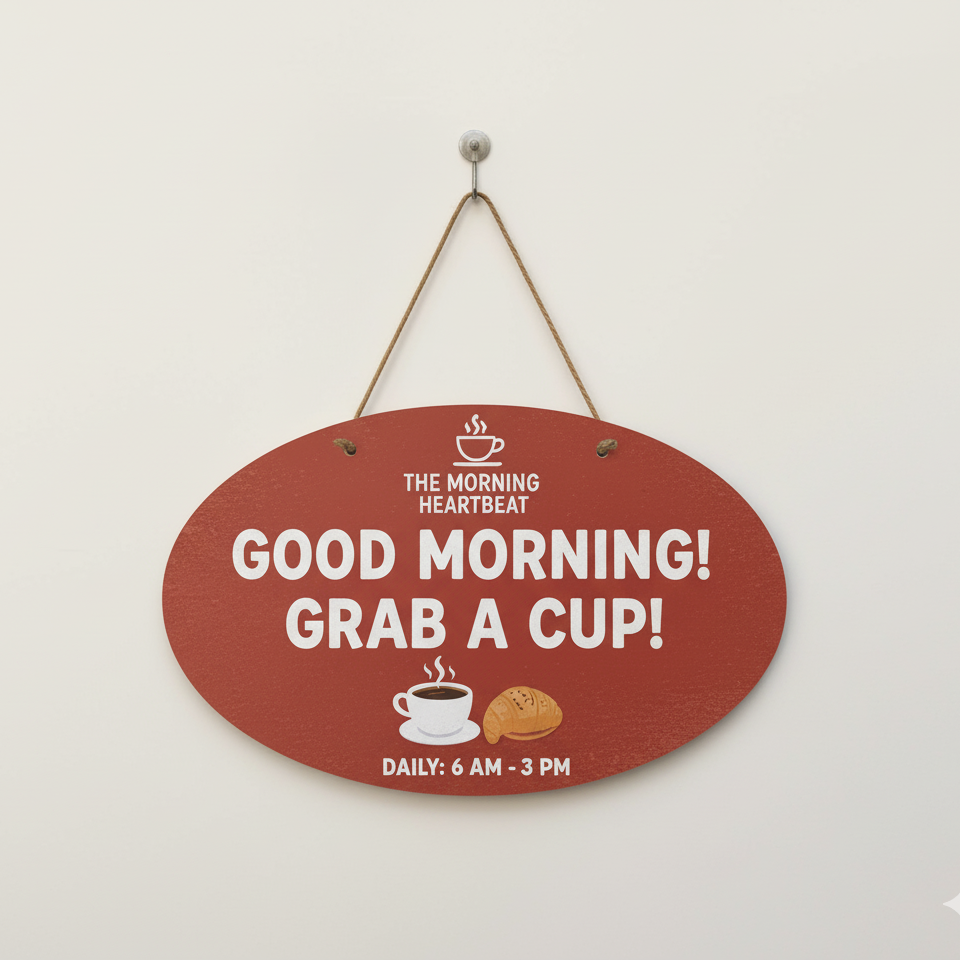 MDF Open Closed Sign - Image 4