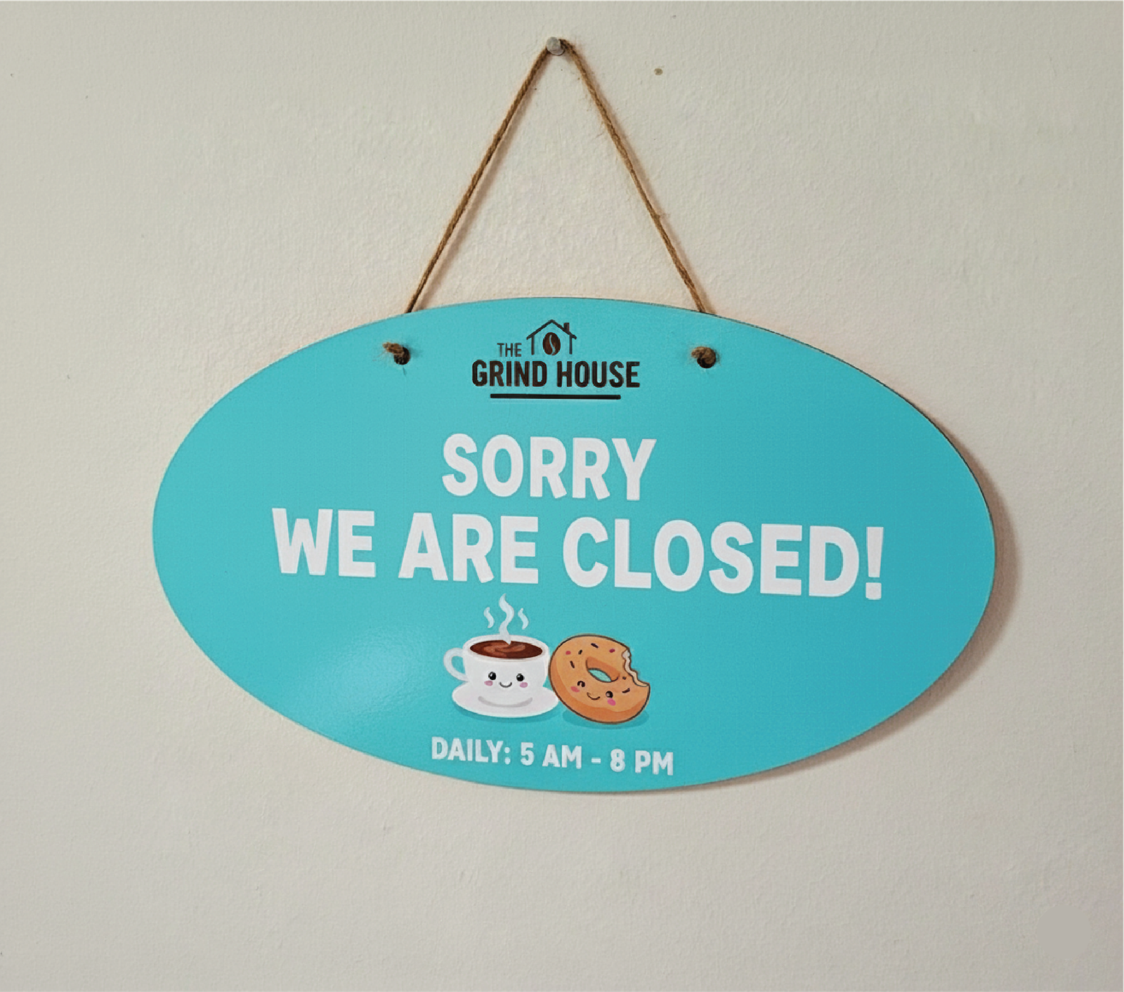 MDF Open Closed Sign - Image 2