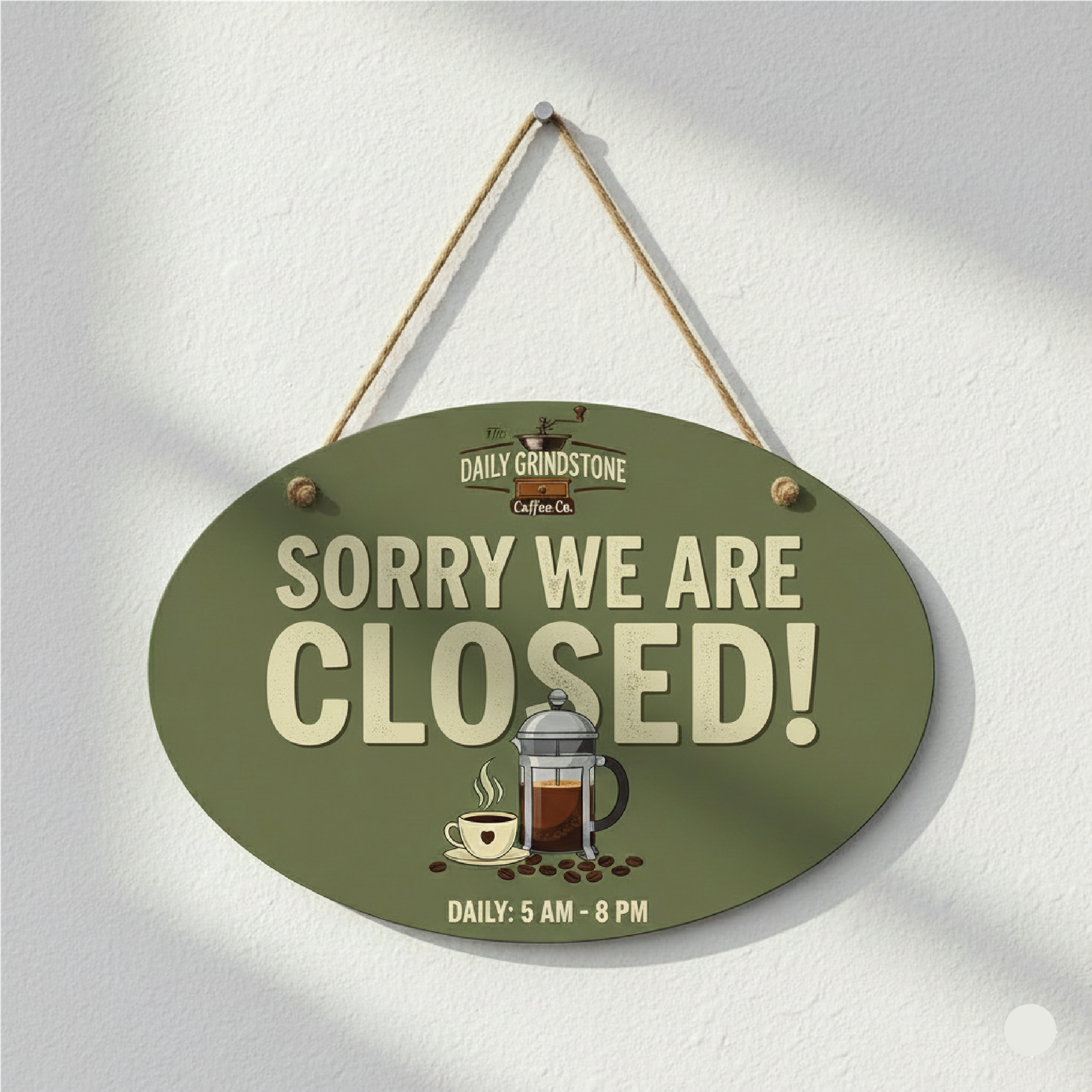 MDF Open Closed Sign