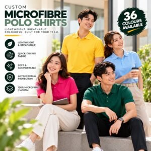 Custom Microfiber Polo Shirts