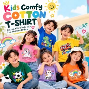 Custom Printed Kids’ T-Shirts - Navy Pro, 28