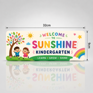 Custom School Sign - 32cm x 9cm