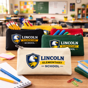 Custom Zippered Pencil Case