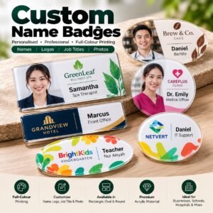 Custom Acrylic Name Badges
